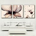 Flower Frameless Wall Clock