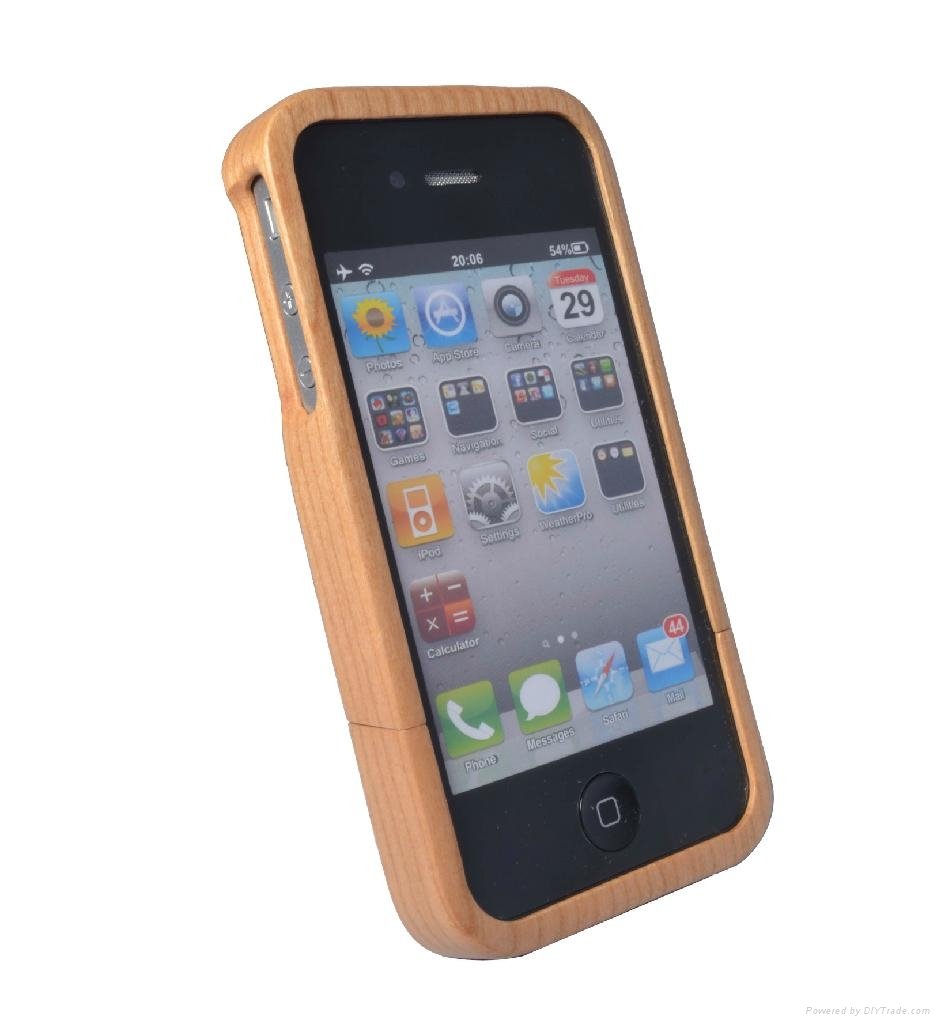 Hand-made Wooden Case for iPhone 4G 4S
