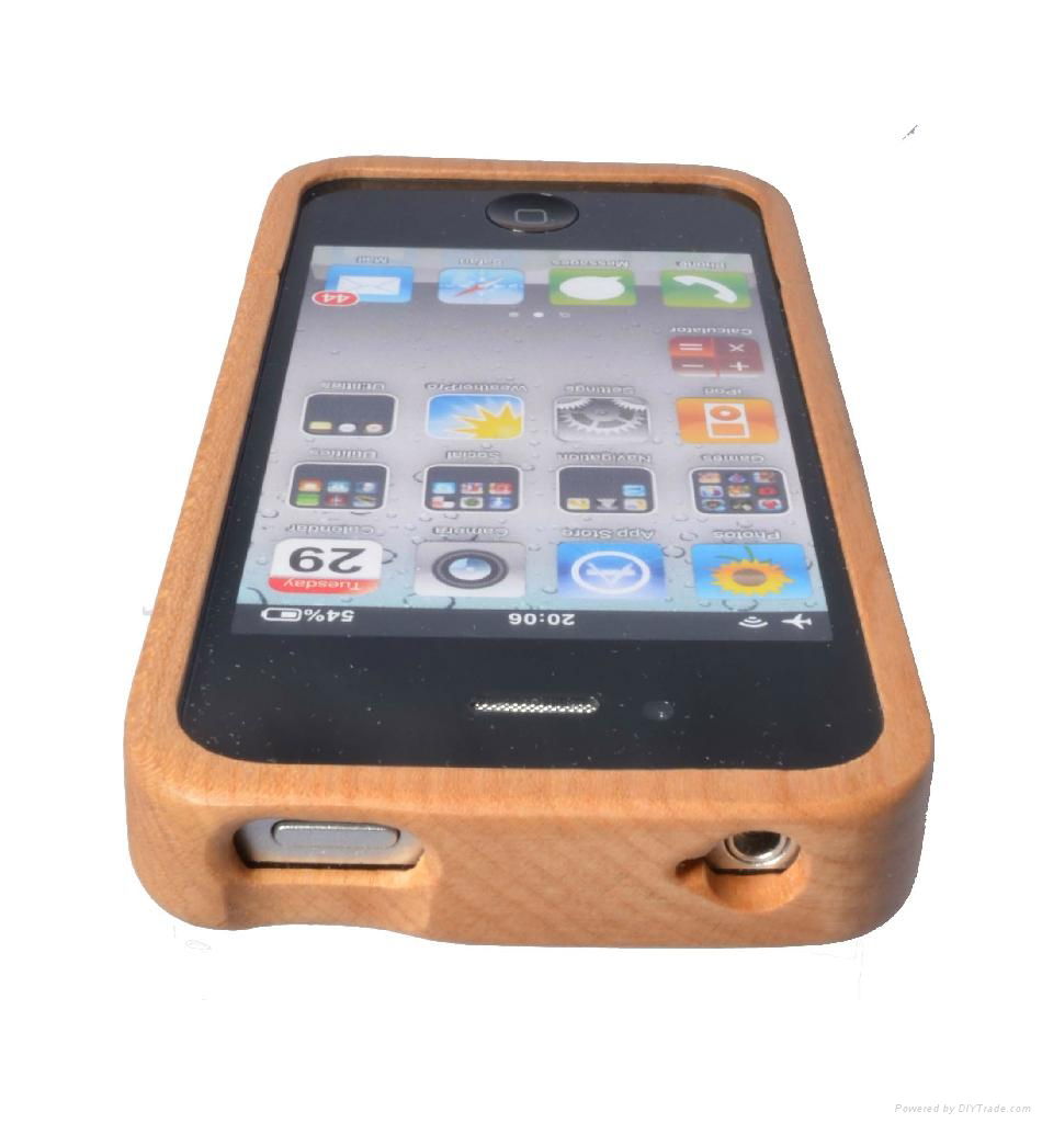 Hand-made Wooden Case for iPhone 4G 4S 4