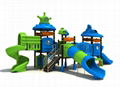 kid's outdoor slide playground