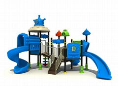 kid's outdoor slide playground