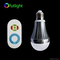 LED Brightness Changing Bulb with RF Wireless  Remote Control 3