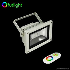 18W RGB LED Wall washer light with RF Wireless Touching RGB LED controller