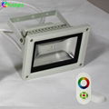 18W RGB LED Wall washer light with RF Wireless Touching RGB LED controller 4