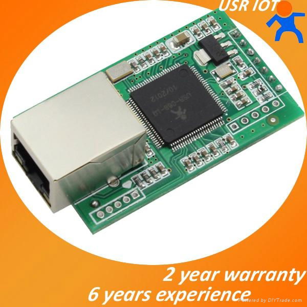 Dual serial TTL to TCP/IP ethernet module