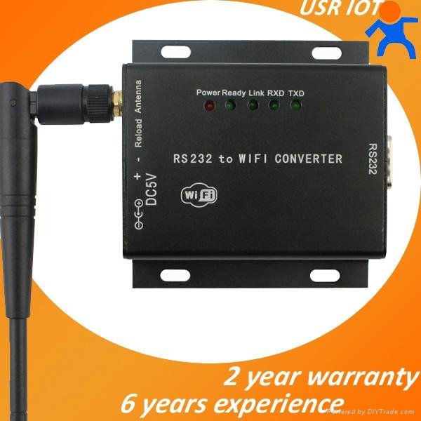 RS232 Serial to WIFI 802.11b/g/n converter