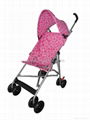 light weight baby stroller 201A with printed fabric 1