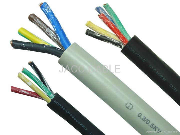 Ordinary PVC Insulation PVC Jacket Soft Cable
