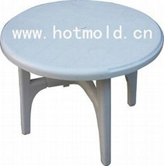 Plastic table mould