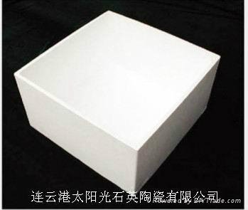 square quartz ceramics crucible for multicrystalline silicon ingot