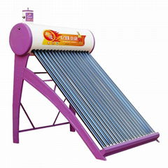 Solar powered water heater non-pressurized type