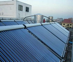 Pressurized solar water heater project