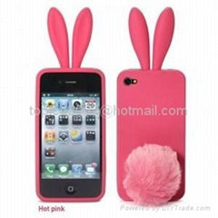 Rabbit Ear Tail Soft Silicon Silicone
