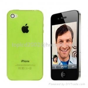 TPU Soft Protect Cover Case For iPhone 4 4G 