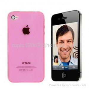 TPU Soft Protect Cover Case For iPhone 4 4G  5