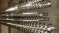 conical twin screw-barrel