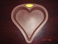 Silica gel heart-shaped cakes basin