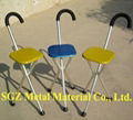 Magnesium alloy walking-stick chair