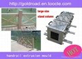 WPC pvc handrail extrusion mould China extruder 3