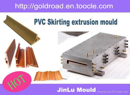 PVC skirting extrusion mould China extruder PWC mould