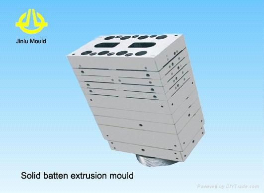 WPC PVC solid batten extrusion mould  4