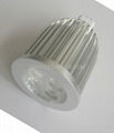 Dimmable 50w Halogen replacement 4*2w 3000k warm white GU10 LED spot lamp  1