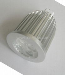 Dimmable 50w Halogen replacement 4*2w 3000k warm white GU10 LED spot lamp