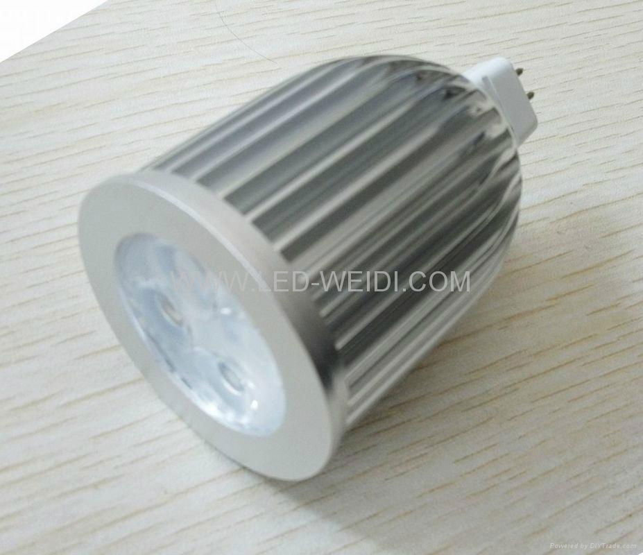 Dimmable 50w Halogen replacement 4*2w 3000k warm white GU10 LED spot lamp  2