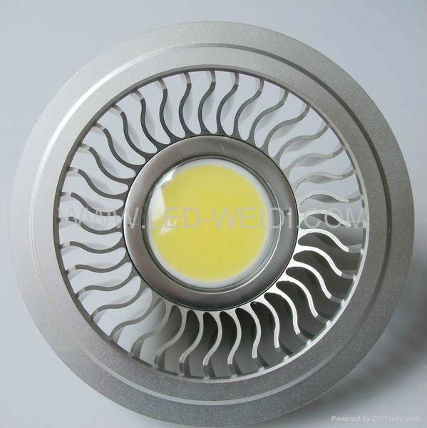 COB 4W GU10 G53 3000K warm white AR111 LED lamp 