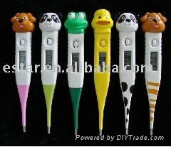 Cartoon Digital clinical Thermometer