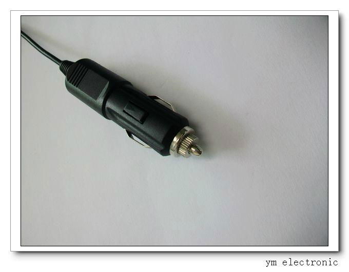 UL Type Cigarette Plug with lamp to DC Connector 3