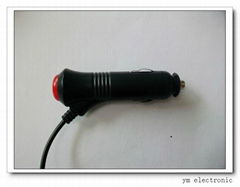  cigarette plug with red swith to DC or USB connector