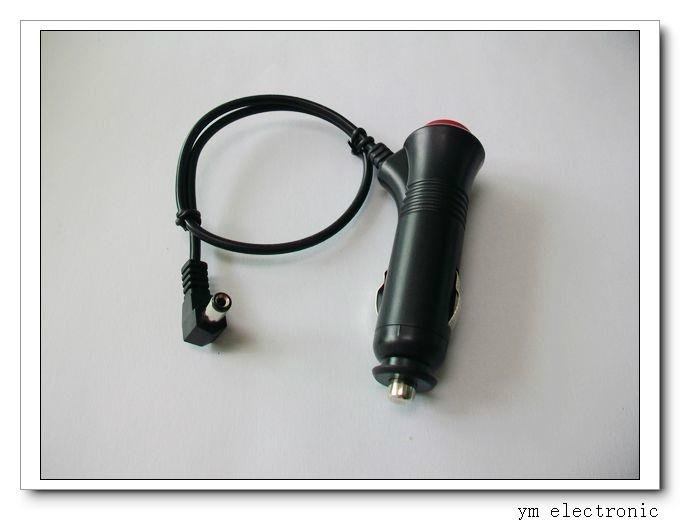  cigarette plug with red swith to DC or USB connector 3