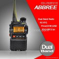 Dual band two way radio walkie talkie