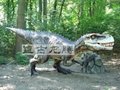 outdoor playground animatronic dinosaur model