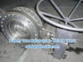 High pressure butterfly valve