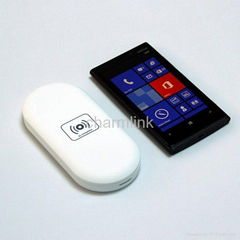 Wireless charger pad with Built - in 5450mAH power bank for Nokia Lumia 820 920