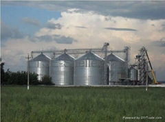 steel silo for grain storage