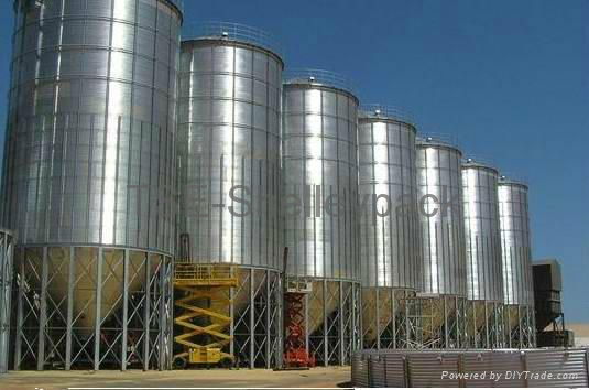 Galvanized Stainless Steel Silo for Grain Storage 2