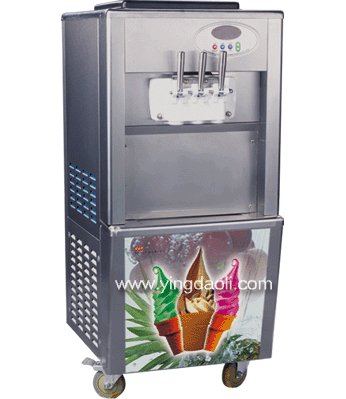 Vertical ice cream machine