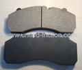 Truck brake pads for Mercedes Actros