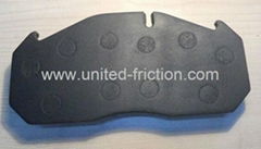 Heavy duty vehicles brake pads for European make