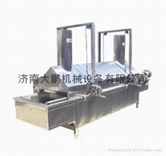 auctomatic snack pellet continuous fryer 