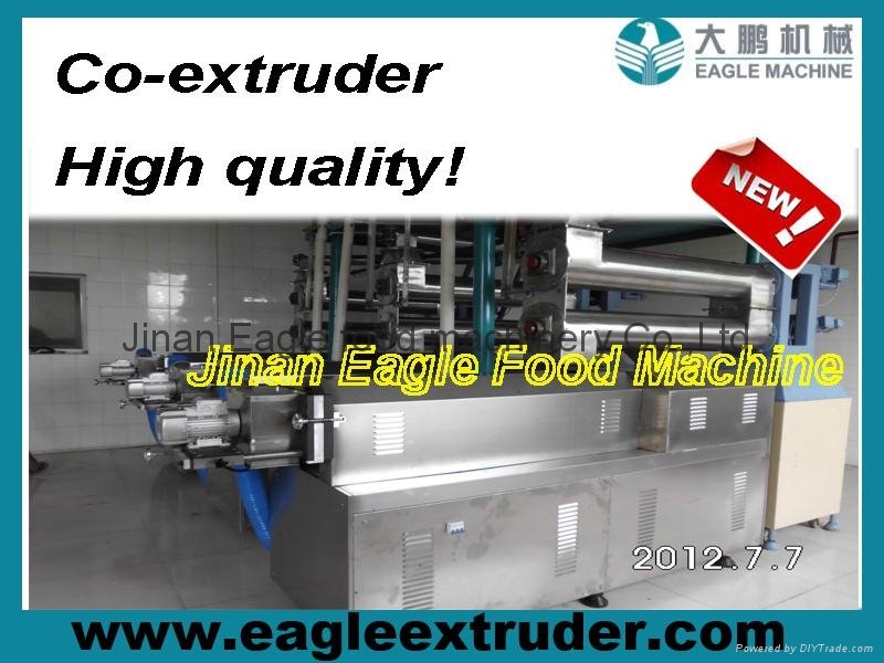 co-extruder for soya n   ets,bread crumbs, artificial rice, pet food, dog food