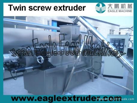 co-extruder for soya n   ets,bread crumbs, artificial rice, pet food, dog food 3