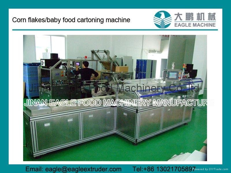 DPF60A corn flakes baby food automatic box cartoning packing machine