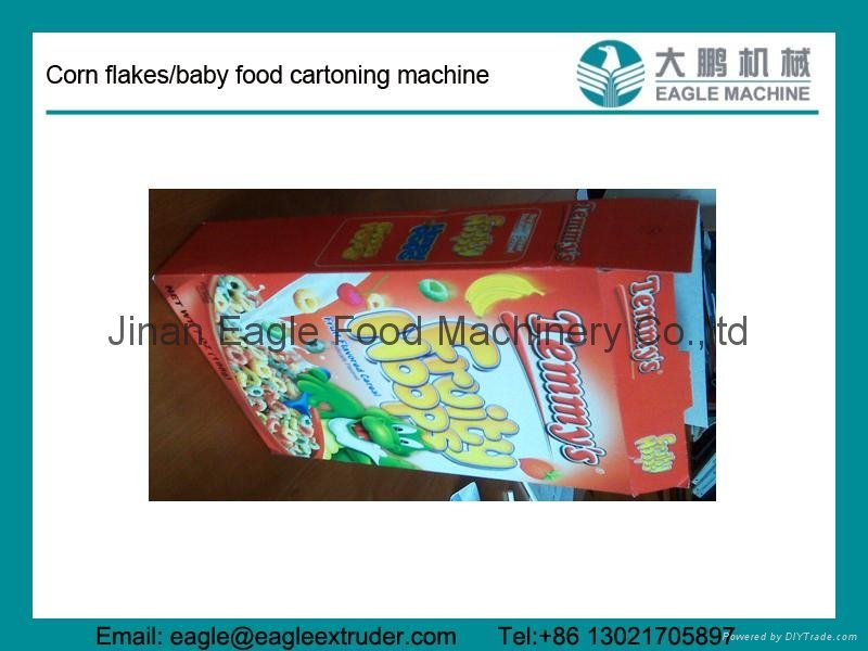 DPF60A corn flakes baby food automatic box cartoning packing machine 2