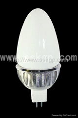 high power 3*1w led candle bulb 