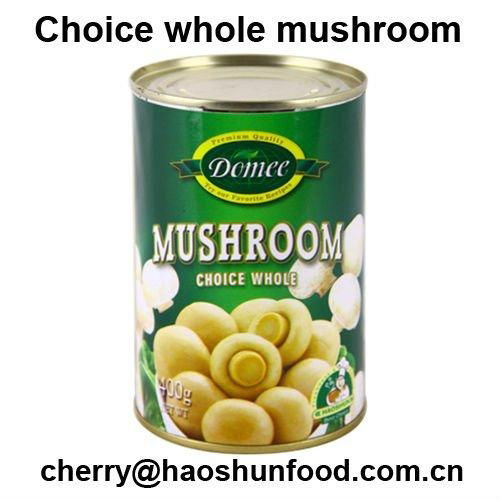 canned whole Mushroom in brine