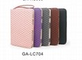 Colorful Lattice Leather Case for Samsung Galaxy Tab P1000 (GA-LC704)
